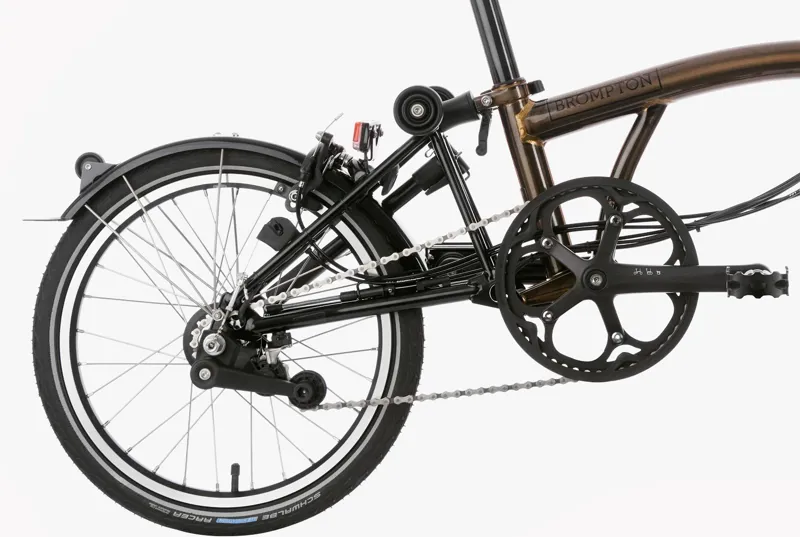 Brompton Electric C-Line Explore High Bar Electric Folding Bike 2022 Black Laquer-4